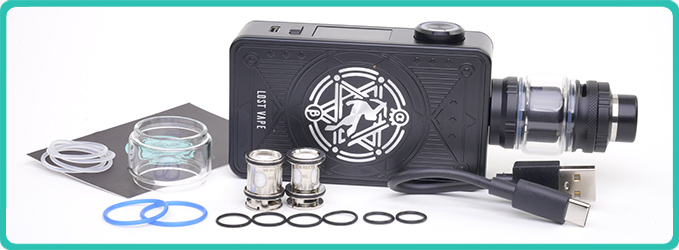 Contenu du Kit Centaurus M200 Lost Vape